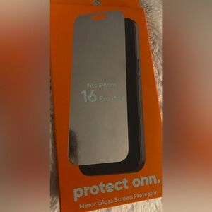 ONN MIRROR SCREEN PROTECTOR for iPhone 16 Pro Max